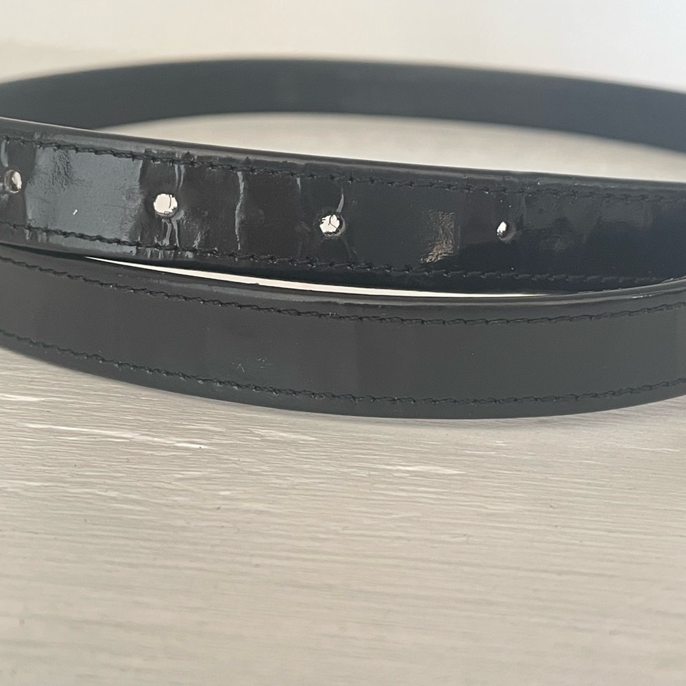 WINTER SPECIAL SALE‼️ Authentic vintage Chanel black patent leather waist belt - Picture 5 of 8
